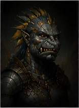 Thief character portrait
