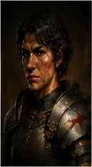 Warrior character portrait